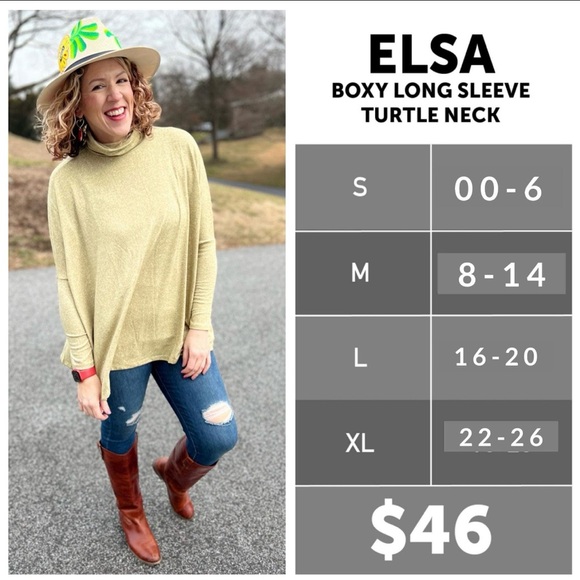 LuLaRoe Elsa sweater - Picture 2 of 2